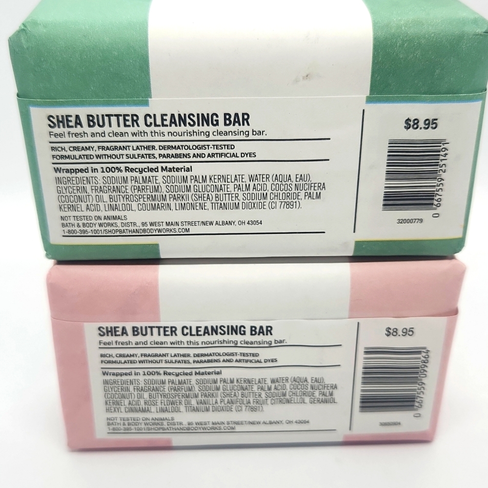 Bath & Body Works Aroma Shea Butter Cleansing Bars Breathe Deep & Inspire Love 2 - Picture 5 of 5